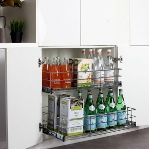 Pantry Individual Pull Out Baskets | Tansel.com.au