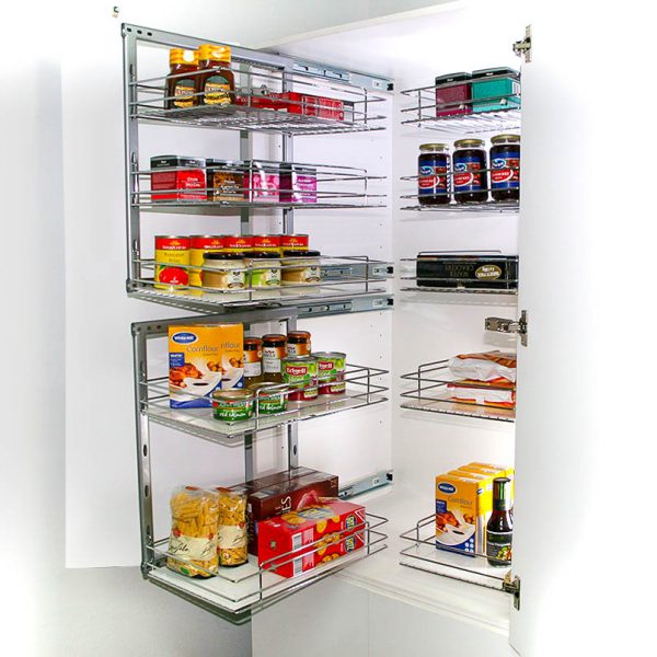 Slide Out Pantry Storage For Kitchen, Sliding Wire Racks For Kitchen Cabinets