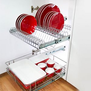 Pull Out Plate Rack | Tansel.com.au