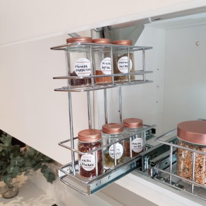 Overhead Pull Out Spice Rack | Tansel