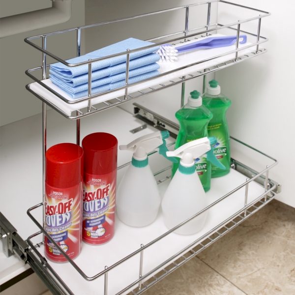 Detergent Pull Out Shallow Under Sink Storage