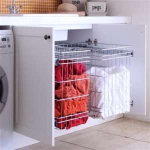 Pull Out Laundry Storage Baskets | Tansel.com.au