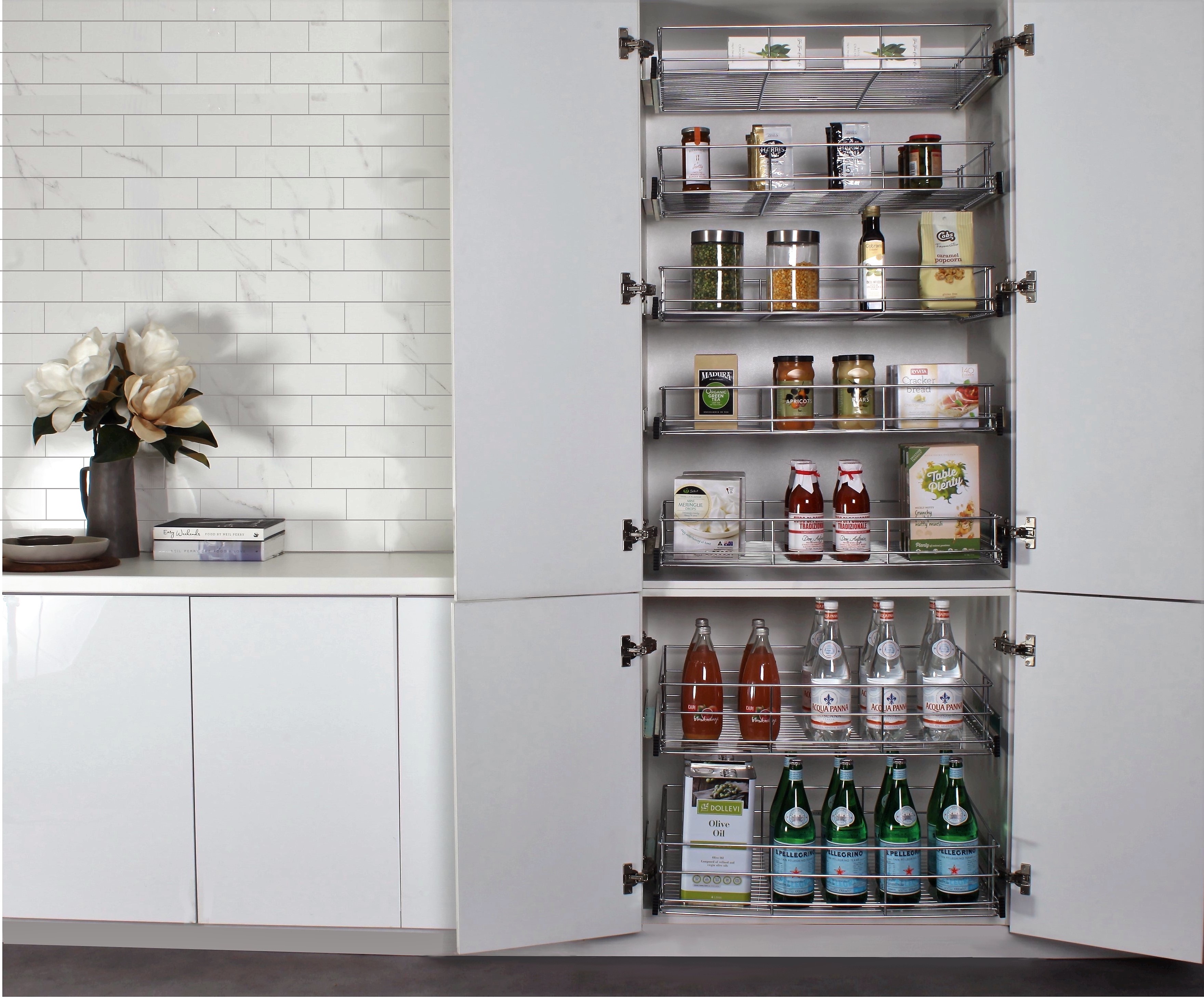 Pantry Storage Transformation | TANSEL Pull Out Storage