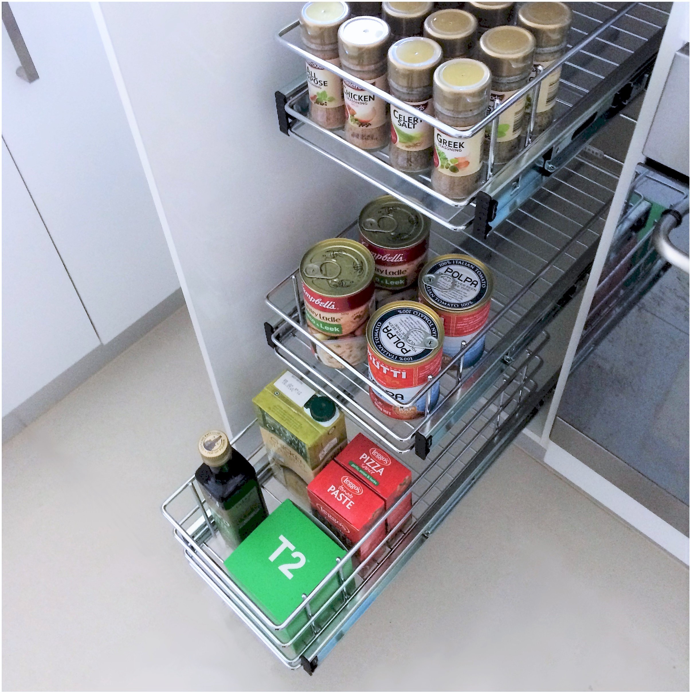 Stainless Wire Basket Drawers For Narrow Buy Online TANSEL Storage