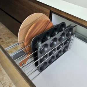 Stainless Steel Dividers | TANSEL Pull Out Storage