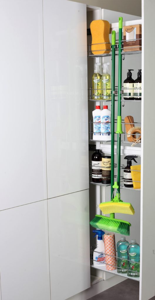 Pull Out Broom Storage For Narrow Spaces | TANSEL Pull Out Storage